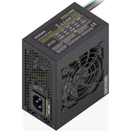 Fuente de Alimentación SFX Aisens ASPC-500SFX-SEOBK/ 500W/ Ventilador 8cm